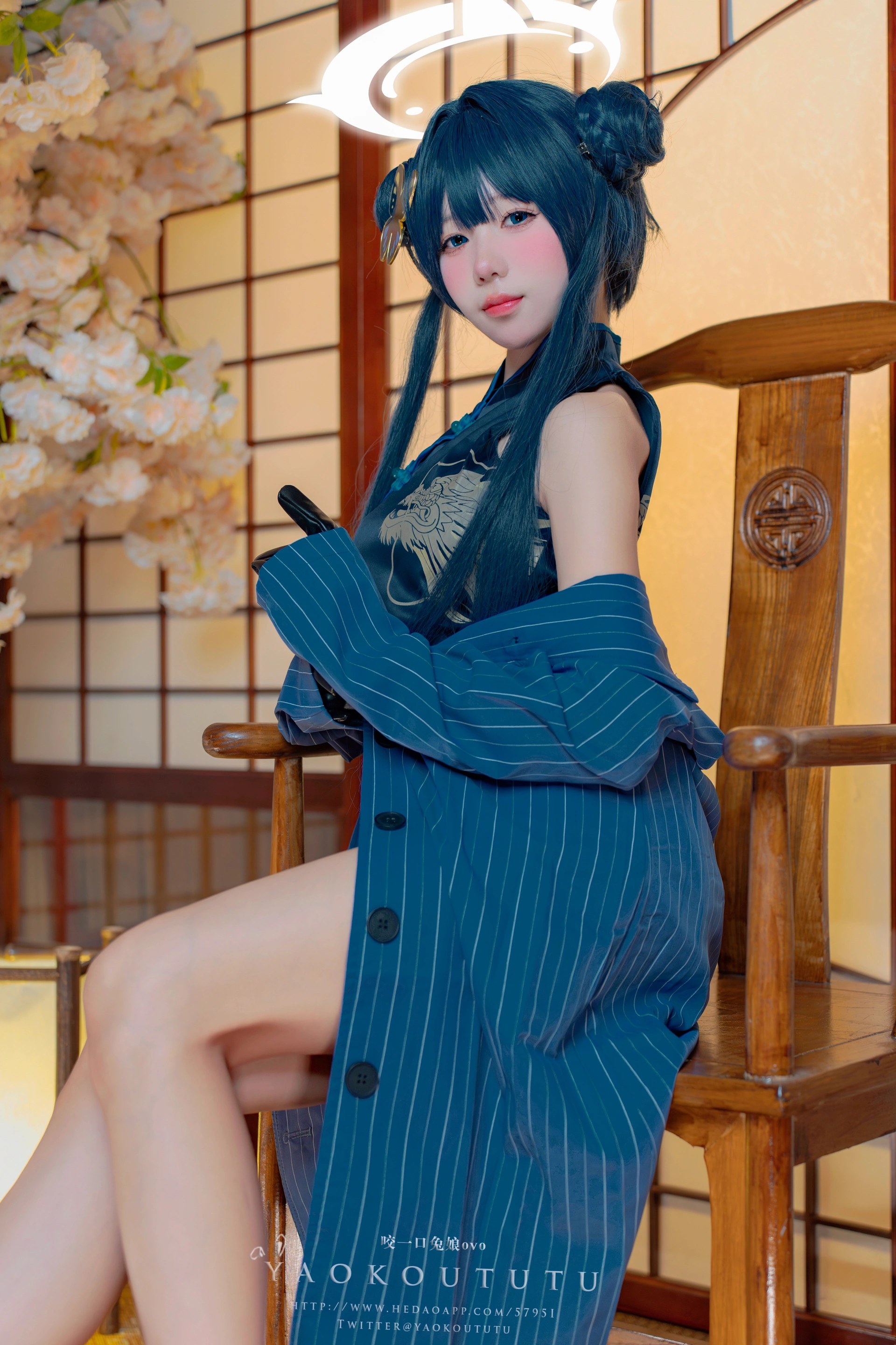 咬一口兔娘(黏黏团子兔) – NO.081 九月订阅 碧蓝档案·妃咲&胭脂 1